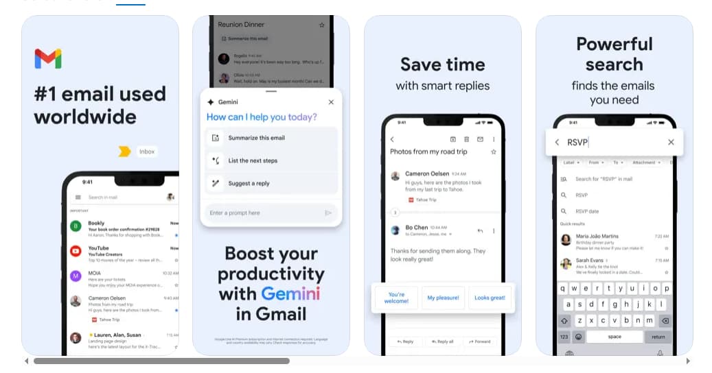 Najważniejsze funkcje aplikacji Gmail