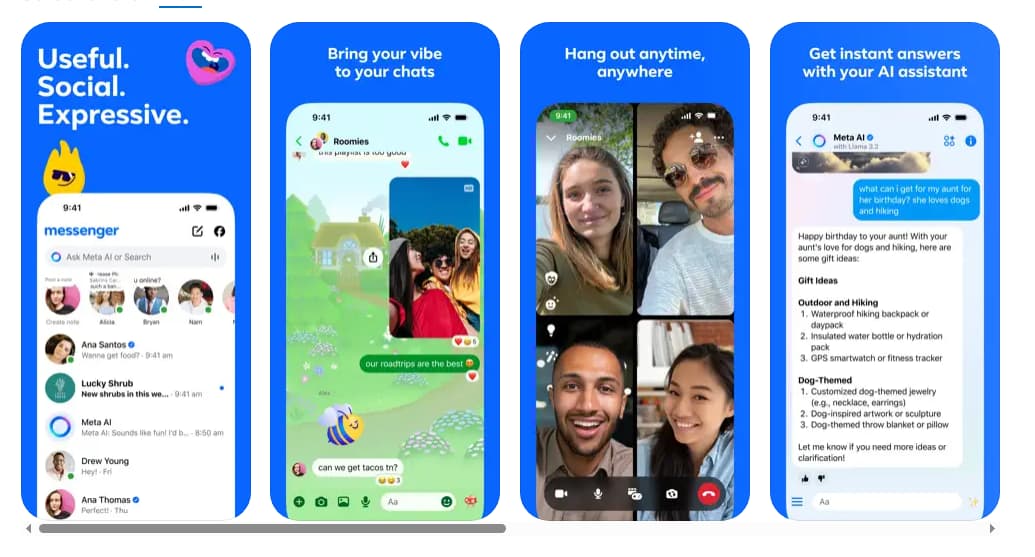 Kluczowe funkcje Messenger