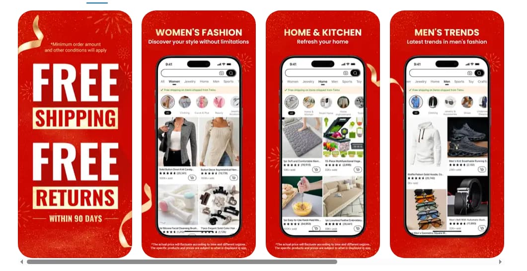 Najważniejsze funkcje aplikacji Temu