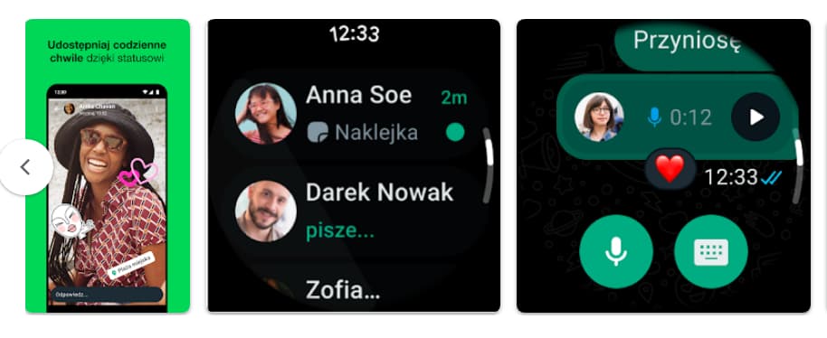 Zalety WhatsApp Messenger