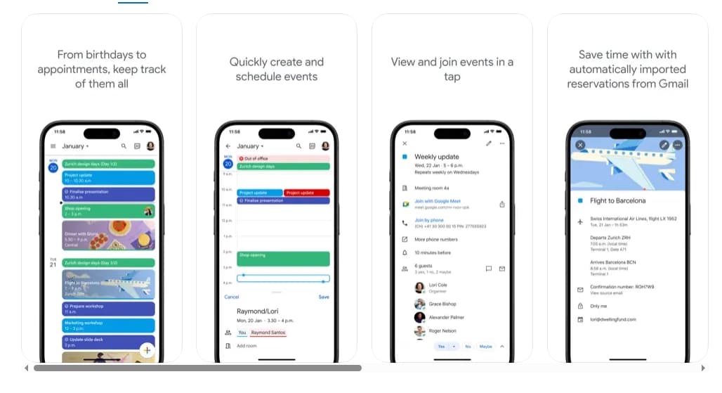 Najważniejsze funkcje Kalendarza Google