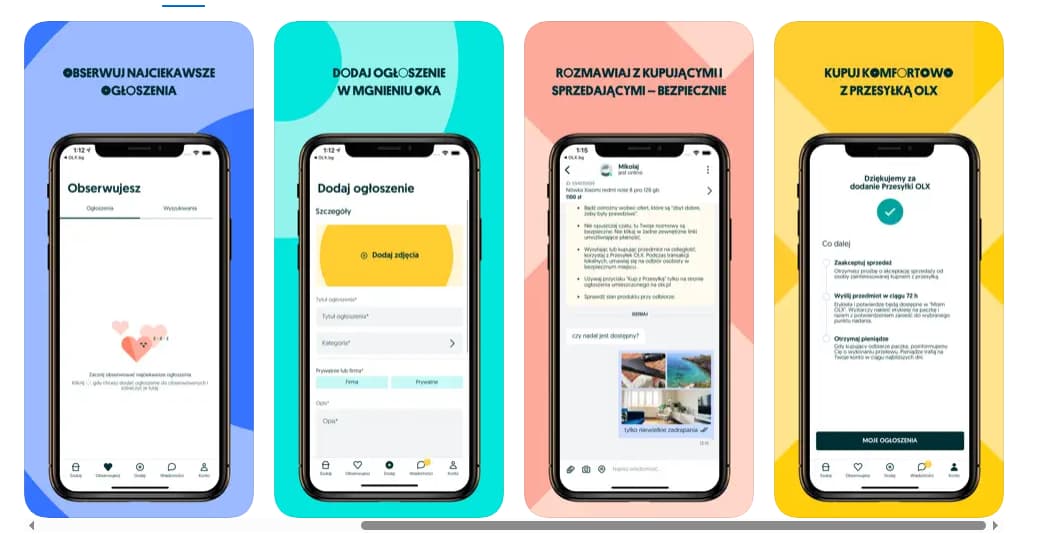 Najważniejsze funkcje OLX.PL