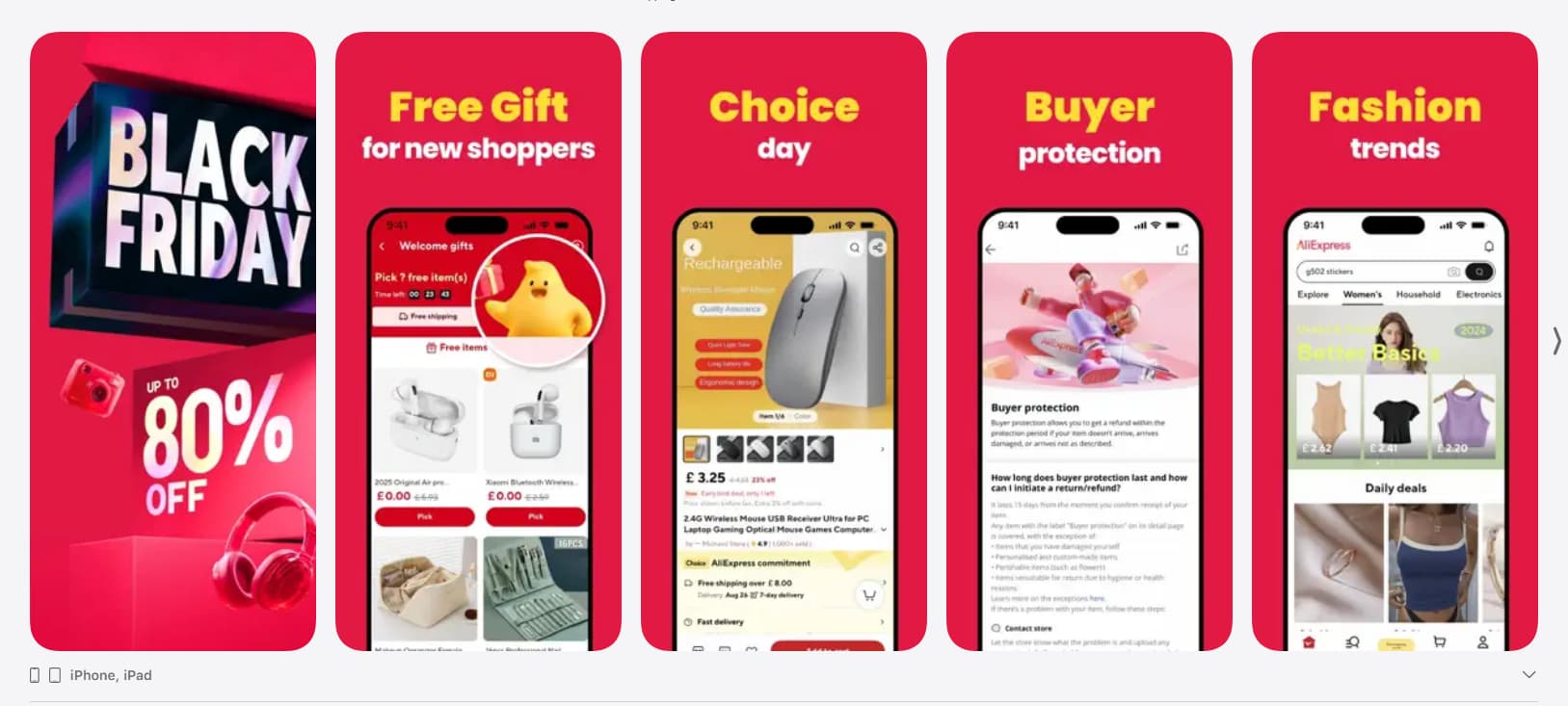 Aplikacja AliExpress – przejrzysty interfejs i wygoda użytkowania